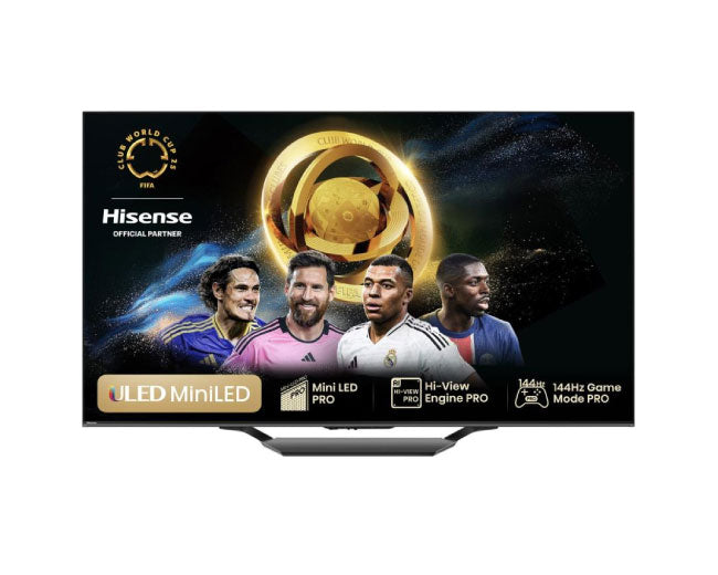 Hisense 75 Inch Smart TV - 75" 144Hz QLED U7NQT 4K Ultra HD Mini-LED Smart TV 75U7NQT
