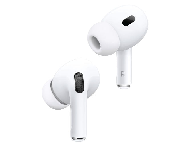 Apple AirPods Pro (2nd Generation) Wireless Ear Buds with USB-C Charging, Up to 2X More Active Noise Cancelling Bluetooth Headphones, Transparency Mode, Adaptive Audio