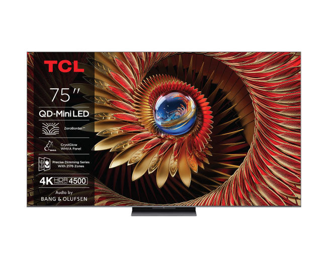 TCL 75 Inch C8K Premium 144Hz QD-Mini LED 4K Smart TV 75C8K