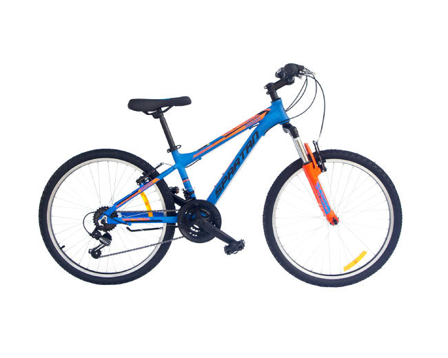 Spartan Galaxy Mountain Bicycle, Steel Alloy, Steel V-Brake, 24 inch Wheel Size