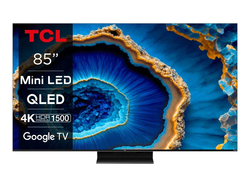 TCL 85 Inch Smart TV - C805 QD-Mini LED 144Hz 4K TV, HDR PREMIUM 1500 Game Master Pro 2.0 85C805
