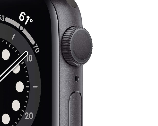 Apple Watch Series 6 GPS 40mm Space Gray Aluminum Case with Black Sport Band