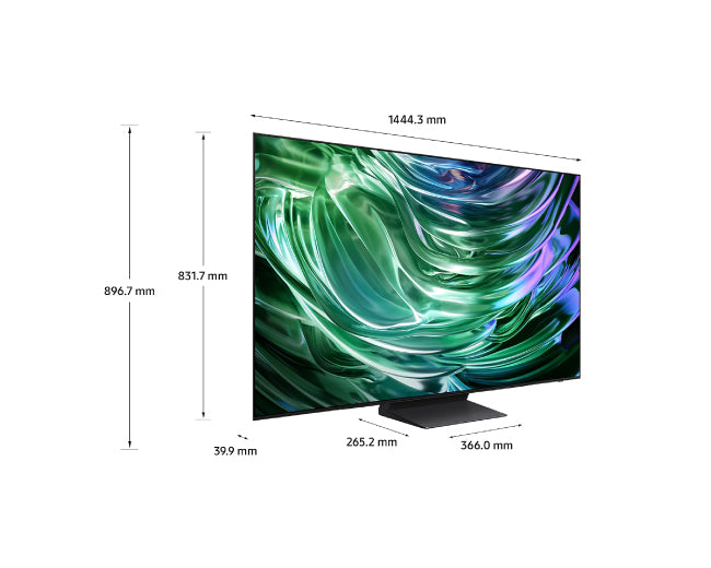 Samsung 65 Inch Smart TV, 65” OLED S90D 4K Smart AI TV 2024 Model 65S90D