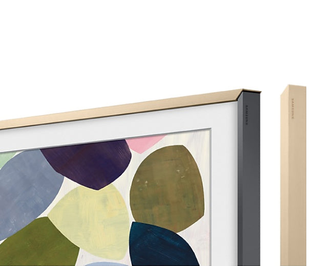 Samsung 75 Inch Bezel, Beige Customizable Bezel for The Frame TV 2020 Model VG-SCFT75BE/XC