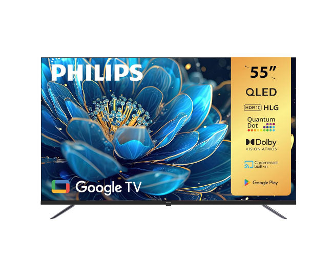 Philips 55 Inch Smart TV - 8100 Series 4K UHD QLED Google TV 55PQT8169