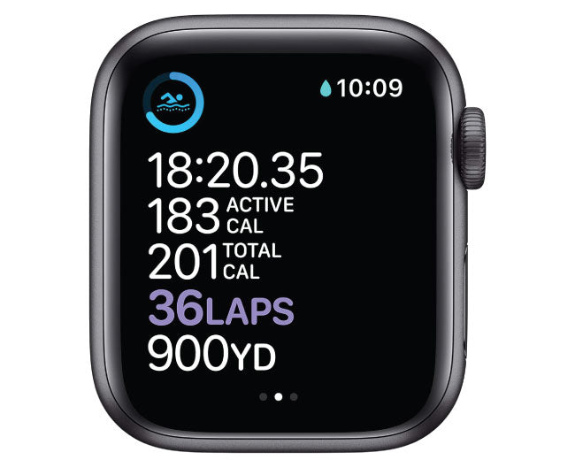 Apple Watch Series 6 GPS 40mm Space Gray Aluminum Case with Black Sport Band