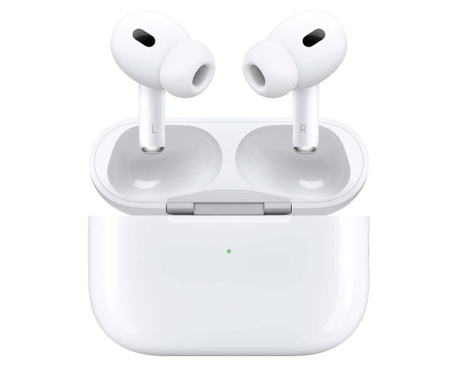 Apple AirPods Pro (2nd Generation) Wireless Ear Buds with USB-C Charging, Up to 2X More Active Noise Cancelling Bluetooth Headphones, Transparency Mode, Adaptive Audio