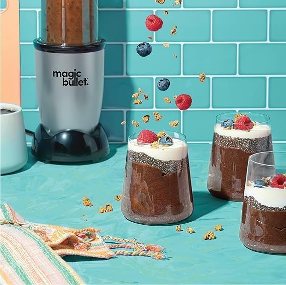 Magic Bullet MB1002 Multi-Function High-Speed Blender - 4 Piece Set, 400W