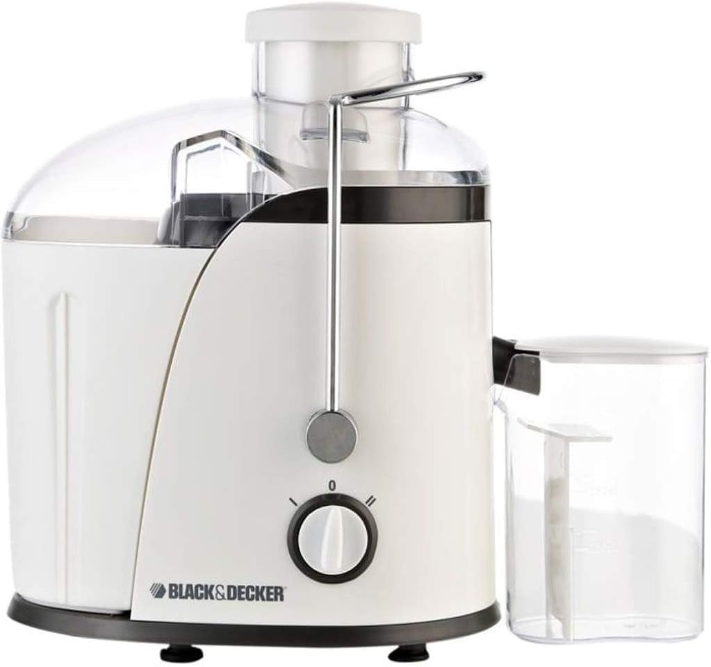 Black+Decker JE400-B5 400W Juice Extractor - Wide Feeding Chute, Stainless Steel Filter