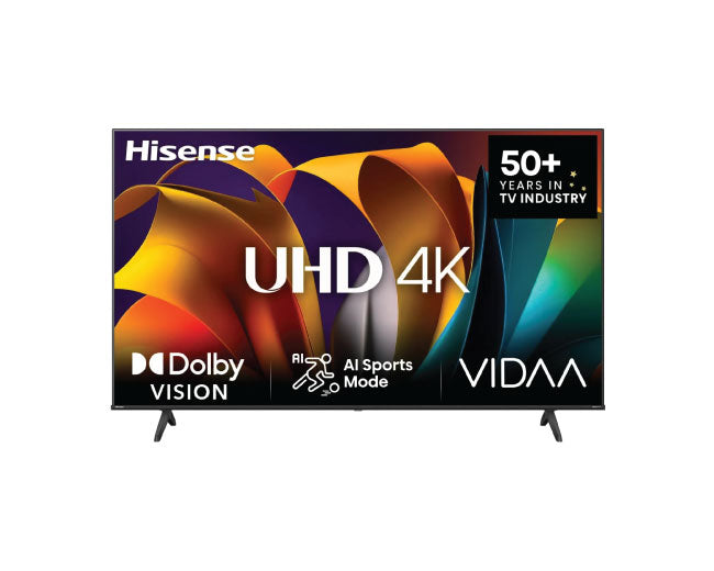 Hisense 55 Inch A6N UHD Smart TV VIDAA Smart OS 55A6NT
