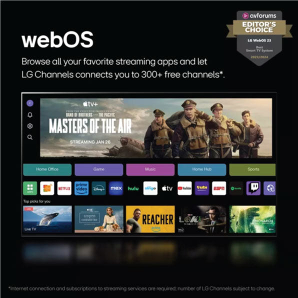 LG 48 Inch Class LG OLED evo C4 120Hz 4K Smart TV 2024 OLED48C4