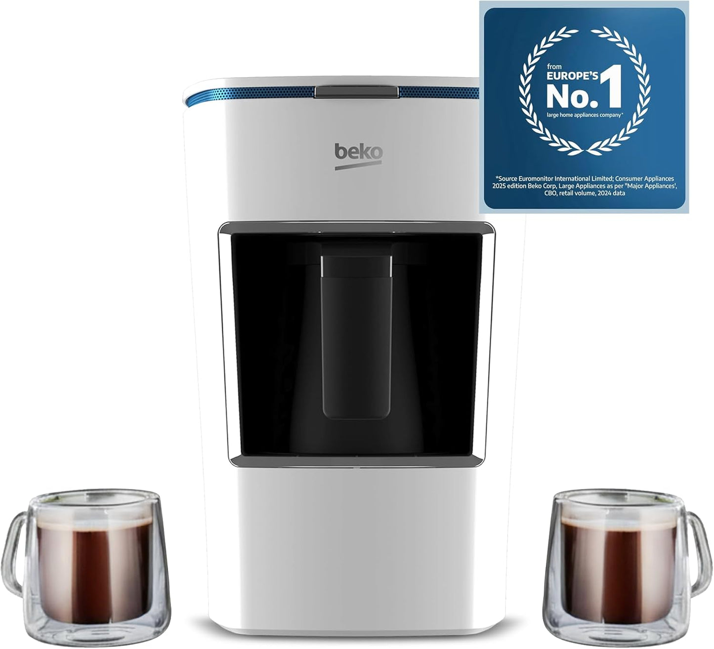 Beko BKK2300 Automatic Turkish Coffee Machine One Touch Control AntiSpill