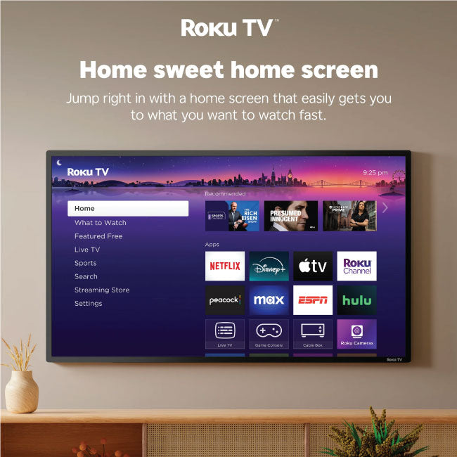 Hisense 32 Inch H4 Series HD LED Roku Smart TV