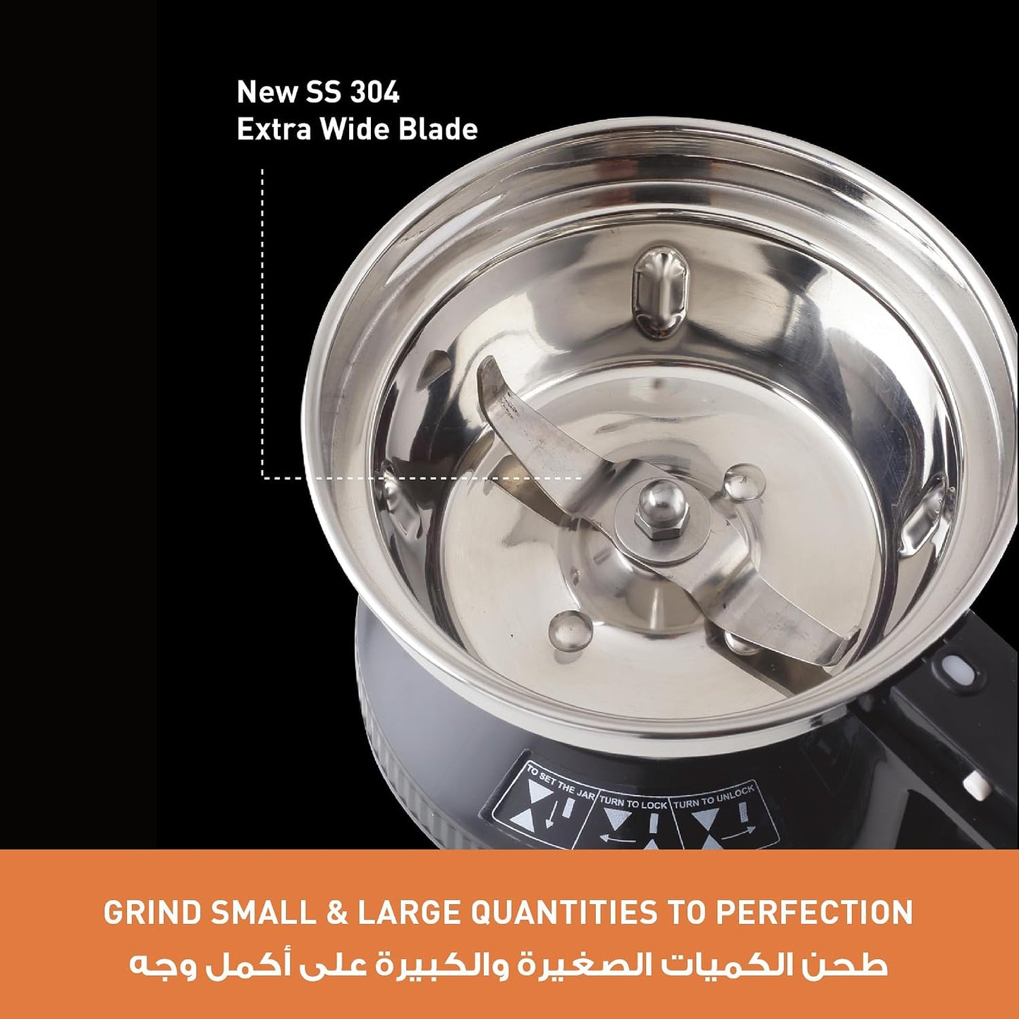 Panasonic 2000W Powerful Mixer Grinder with Double Safety Lock MX-AE365