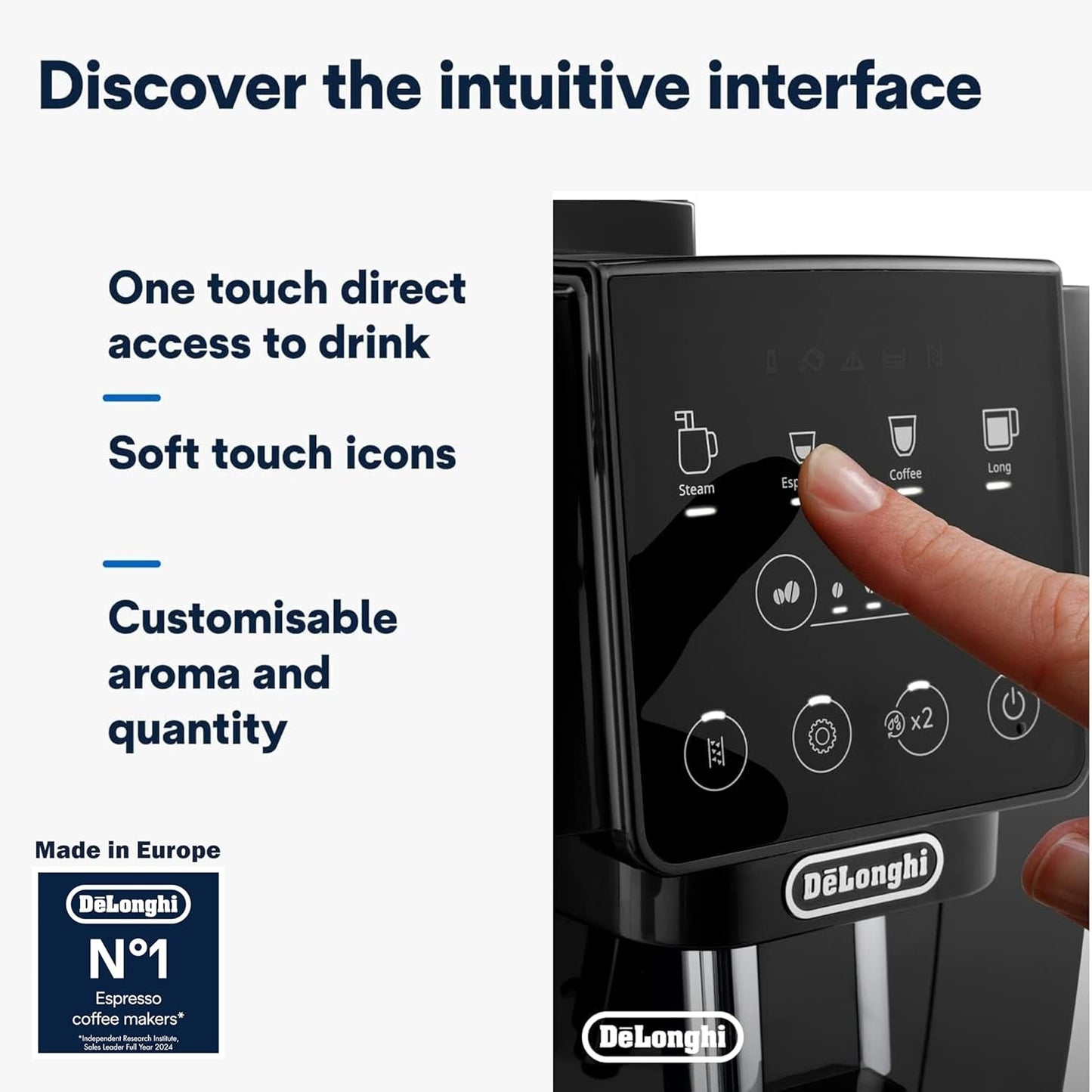 De'Longhi Magnifica Start Fully Automatic Coffee Machine – ECAM222.20.B