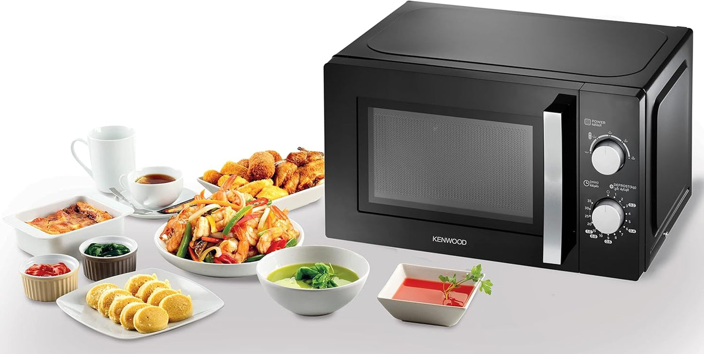 KENWOOD 20L Microwave Oven 5 Power Levels Defrost MWM20.000BK