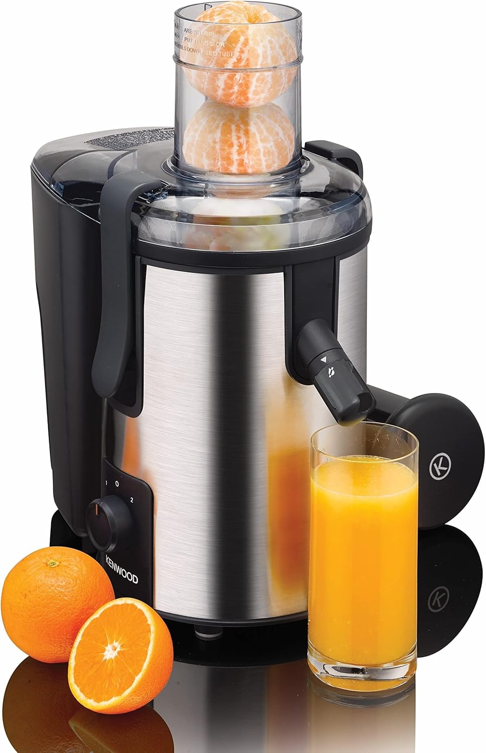 Kenwood JEM50 Stainless Steel Juice Extractor, 700W, 2 Speeds