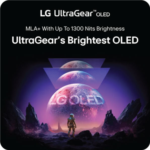 LG 27 Inch UltraGear OLED QHD 1440P 480Hz 0.03ms G-Sync® Compatible DisplayPort 2.1 Gaming Monitor 27GX790A