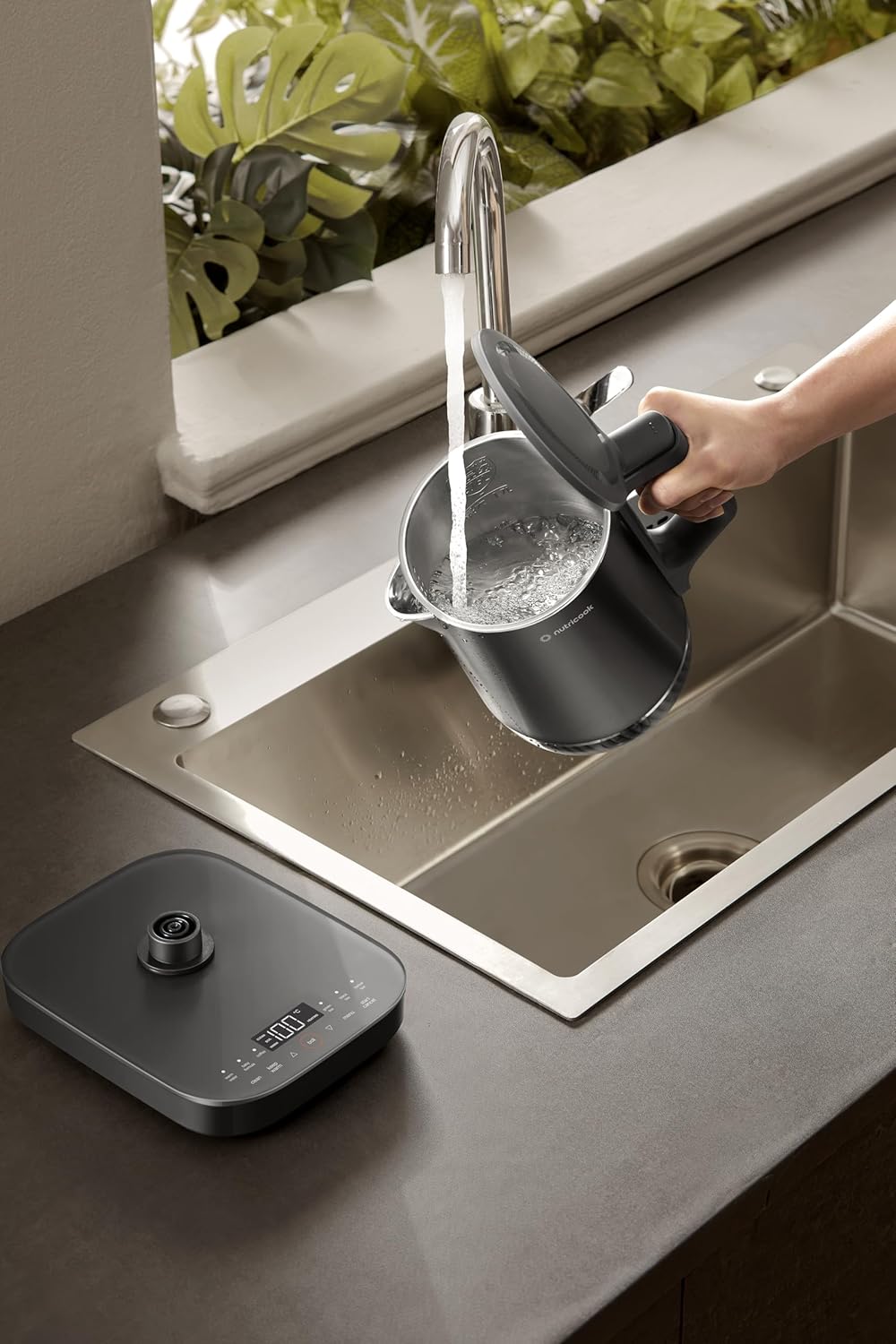 Nutricook 6 in 1 Digital Electric Kettle 1.7L 1800W USK600