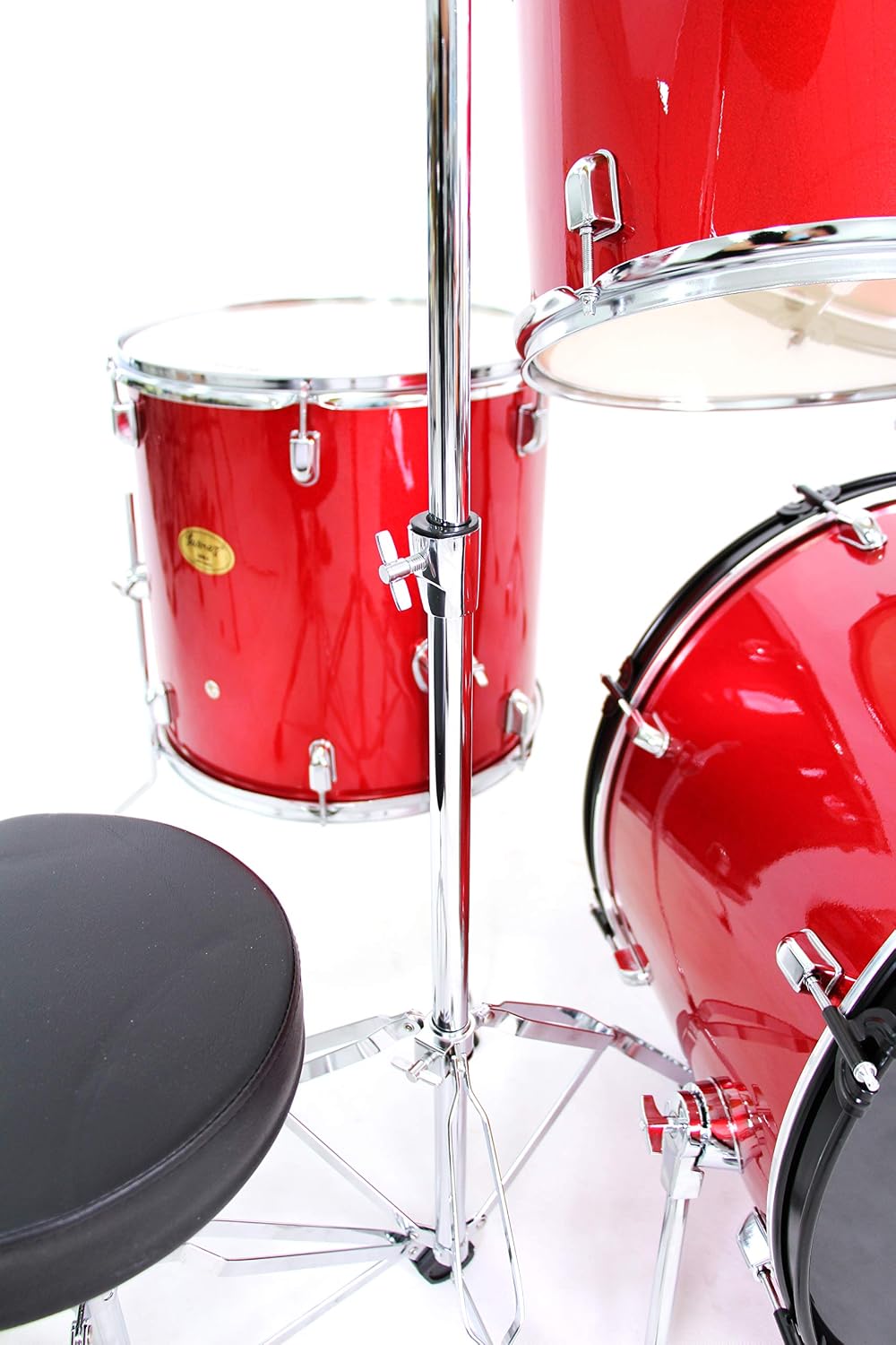 JUAREZ Obra Full Size 5-Piece Adult Acoustic Drum Set JRD500/BK