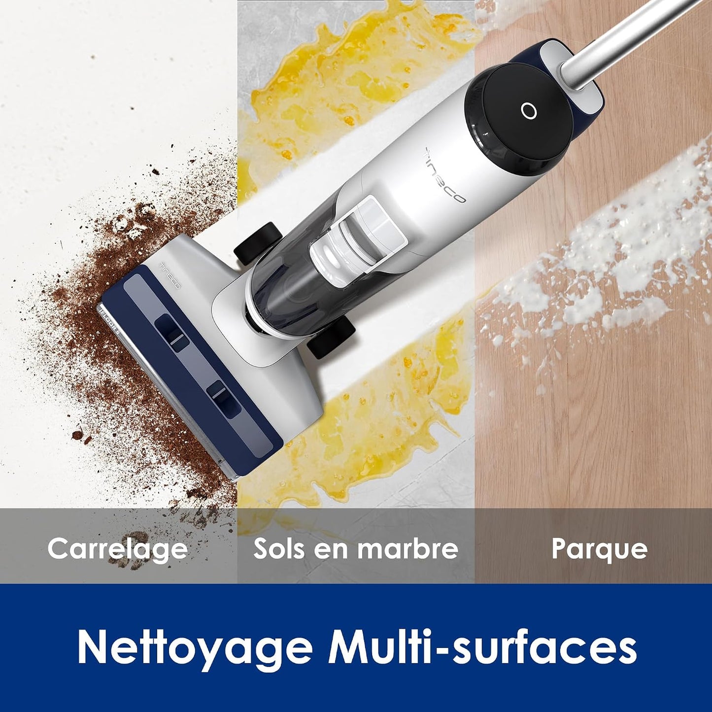 Tineco iFLOOR Breeze Complete Cordless Wet Dry Vacuum Floor Washer Self-Cleaning