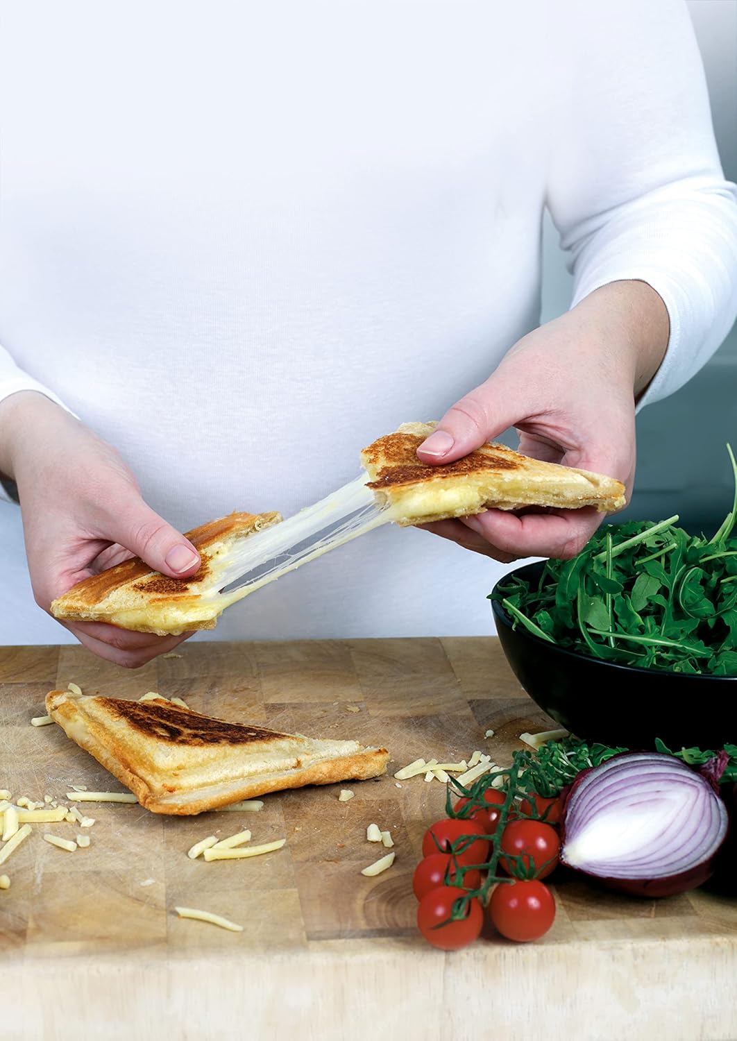 Kenwood SMM02.000SI 3-in-1 Sandwich Maker, Grill & Waffle Maker