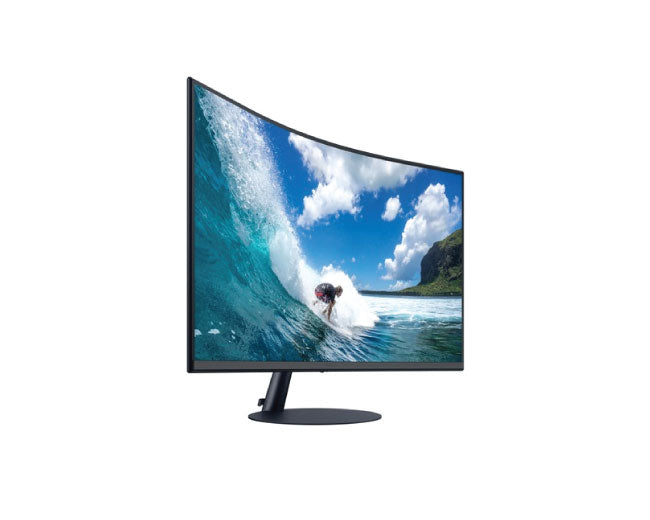 Samsung 32 Inch Curved Monitor with Optimal Curvature 1000R C32T550F