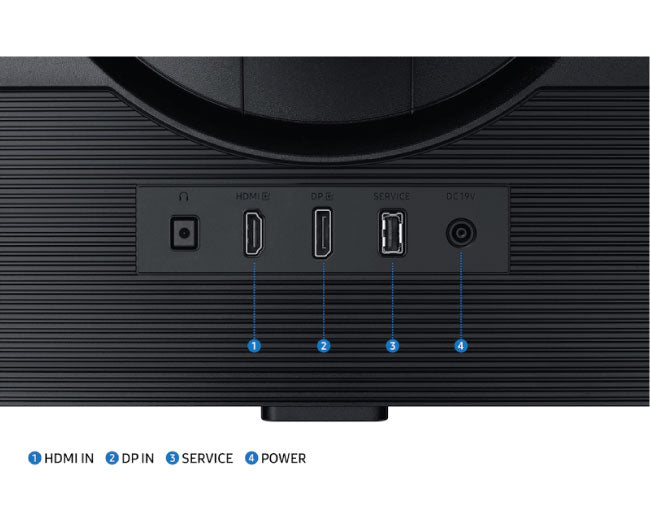 Samsung 32 Inch Odyssey G5 G50D QHD 180Hz Gaming Monitor 32DG500