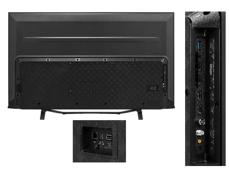 Hisense 55" U7H LED 4K HDR Smart TV ports