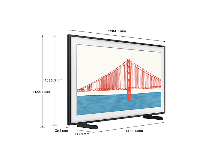 تلفزيون سامسونج 85 بوصة LS03A The Frame Art Mode QLED 4K HDR الذكي