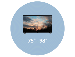 75" to 98" Smart TVs