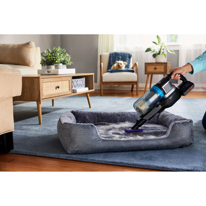 Black+Decker POWERSERIES Extreme MAX vacuum with pet brush attachment