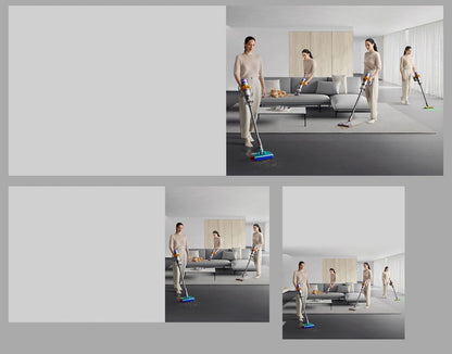 Dyson V15s Detect Submarine cleaning across the whole home