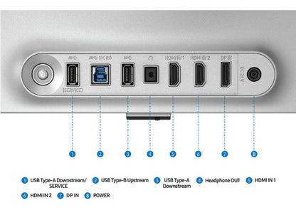 Samsung 27 Inch Odyssey OLED G8 G81SF 4K UHD 240Hz Gamingskjerm 27FG812