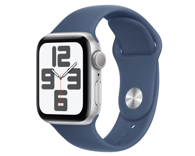 Apple Watch SE (2nd Gen) GPS 40mm Smartwatch Silver, Fitness & Sleep Tracker, Crash Detection, Heart Rate Monitor
