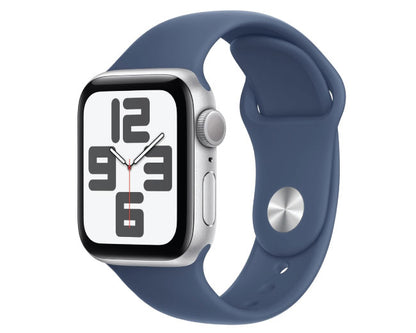 Apple Watch SE (2nd Gen) GPS 40mm Smartwatch Silver, Fitness & Sleep Tracker, Crash Detection, Heart Rate Monitor