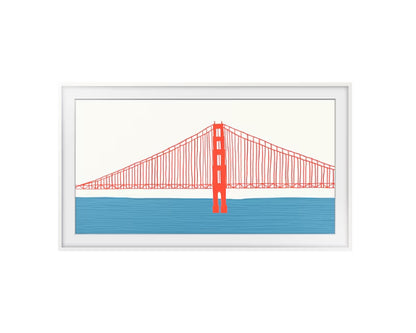 Samsung 50 Inch Bezel VG-SCFA50WTBXC - Customizable Modern White Bezel for The Frame 50" TV - Buy Online in UAE
