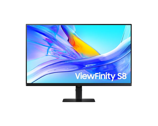 شاشة سامسونج ٢٧ بوصة - ٢٧ بوصة ٦٠ هرتز ViewFinity S80UD، USB-C، شاشة UHD ٢٧D800UAU