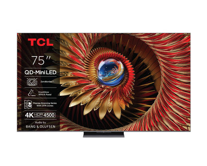 TCL 75 Inch C8K Premium 144Hz QD-Mini LED 4K Smart TV 75C8K