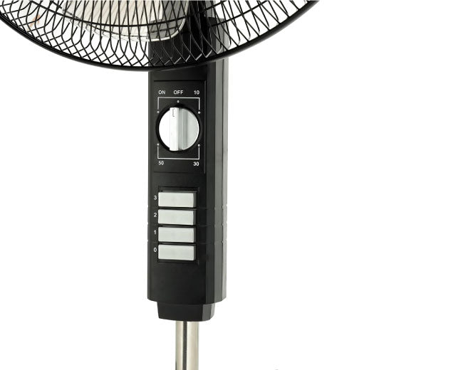 Geepas GF9605 18 Inch Stand Fan, Adjustable height, 3 speed, Tilt Setting with Overheat Protection