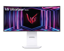 LG 34 Inch UltraGear™ OLED Curved Gaming Monitor WQHD 1440P, 240Hz Refresh Rate 34GS95QE-W