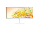 شاشة Samsung بحجم 34 بوصة ViewFinity S6 S65TC UWQHD عالية الدقة LS34C650