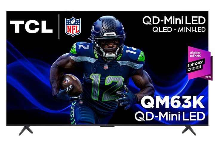 TCL 75 Inch QM63K Series QD-Mini LED QLED 4K UHD Smart TV with Google TV 75QM63K