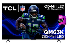 TCL 75 Inch QM63K Series QD-Mini LED QLED 4K UHD Smart TV with Google TV 75QM63K