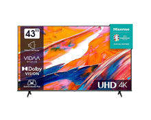 Hisense 43 Inch VIDAA UHD 4K LED Smart TV with Dolby Vision 43E6K