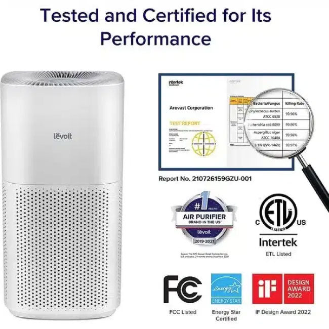 LEVOIT Smart Air Purifier for Large Rooms LAP-C601S
