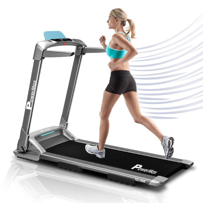 PowerMax UrbanTrek TD-M4 Motorized Ultra-Compact Foldable Treadmill with Smartphone App