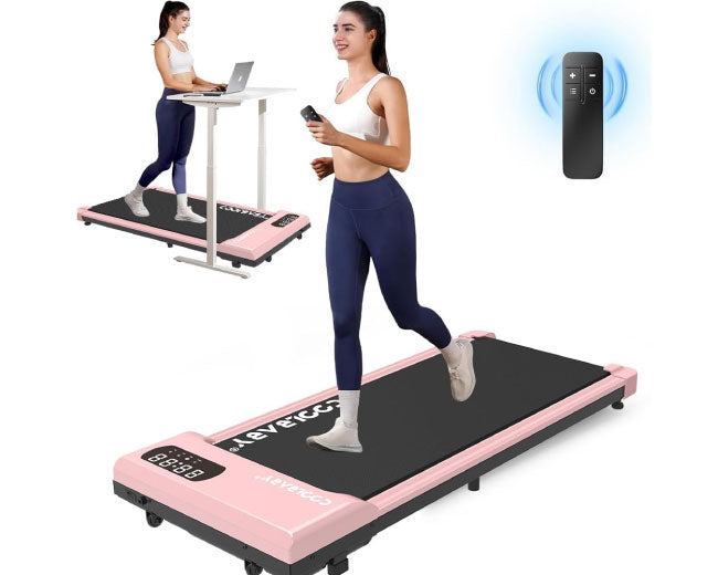 COOLBABY Compact Ultra Slim Electric Treadmill, Walking Pad Running Device for Home 