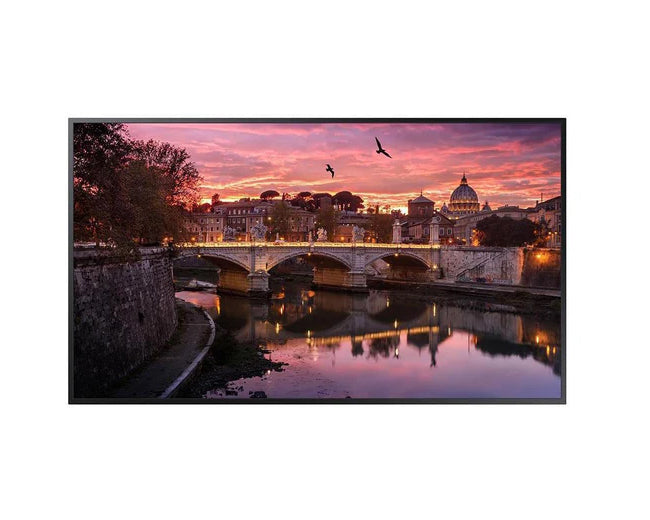 Samsung 50 Inch Digital Signage, QB50R QBR Series LED-Backlit LCD Display Edge-Lit 4K UHD LED Display for Business Open Box LH50QBREBGCXZA
