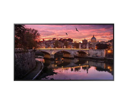 Samsung 50 Inch Digital Signage, QB50R QBR Series LED-Backlit LCD Display Edge-Lit 4K UHD LED Display for Business Open Box LH50QBREBGCXZA